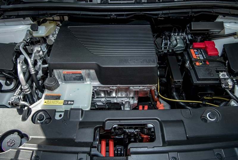 Moteur d'une Nissan Leaf 2