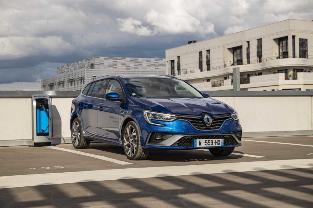 Break Renault megane Hybride se recharge