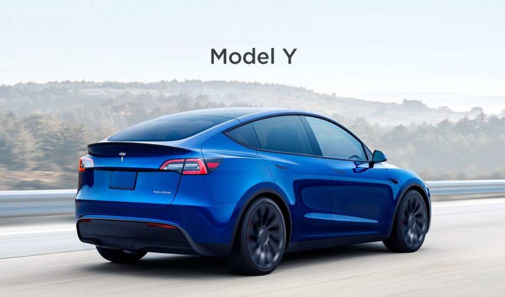 Tesla Model Y arrière