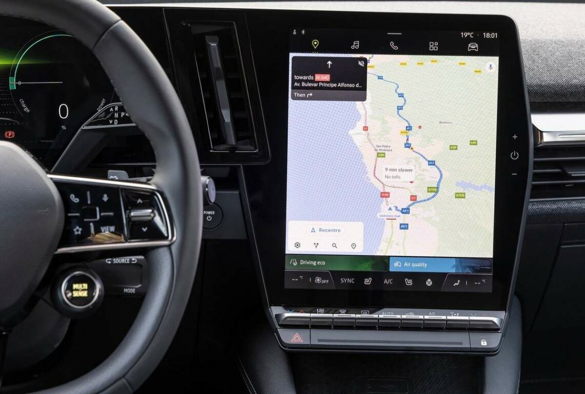 système de navigation Renault Megane E-Tech